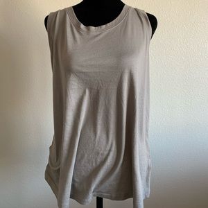 Grey cotton tank
